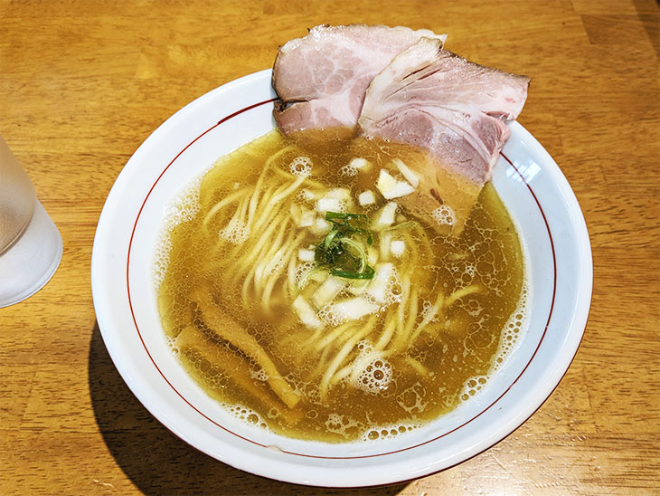 中華そば（塩）850円 - 奈良県天理市の麺食堂88