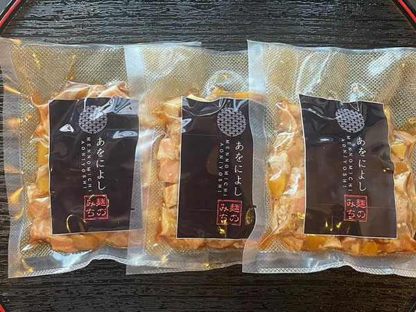 道の駅で販売中のチャータク丼 - 香芝市の「麺の道あをによし」